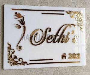 Rectangular Acrylic Name Plates