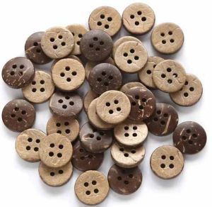 Clothing Coconut Button