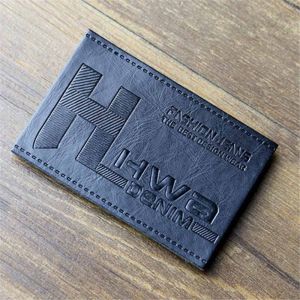 PU Blue Leather Patch