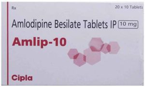 Amlip 10mg Amlodipine Tablet