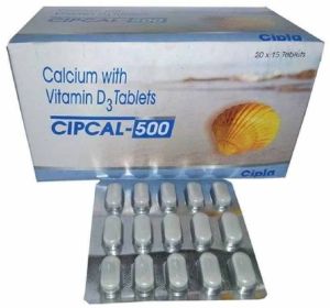 Cipcal 500mg Calcium Vitamin D3 Tablet
