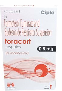 Foracort 0.5mg Formoterol Budesonide Respule