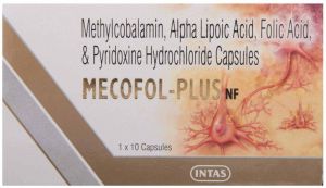 Mecofol Plus Methylcobalamin Alpha Lipoic Acid Vitamin B6 Pyridoxine Capsule