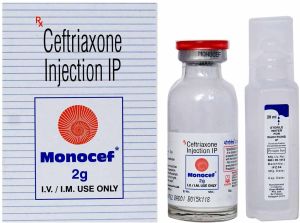 Monocef 2gm Ceftriaxone Injection