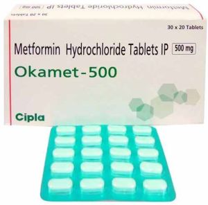Okamet 500mg Metformin Tablet