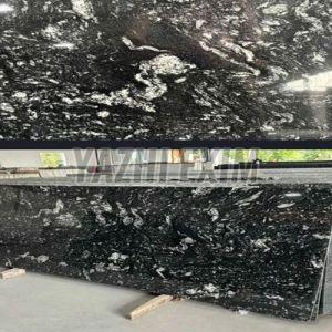 Coin Black Granite Slabs