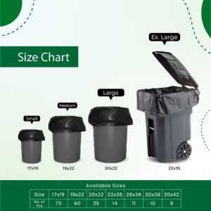 Black Plastic Garbage Bag