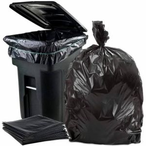 Black Plastic Garbage Bag