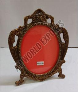 Antique Style Ornate Brass Photo Frame