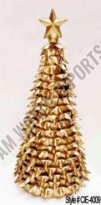 Gold Geometric Christmas Tree