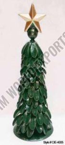 Green Curled Leaf Christmas Tree