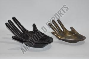 Hand Shaped Trinket Trays Set OF 2 Pcs