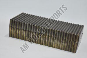 Long Rectangular Ribbed Jewelry Box