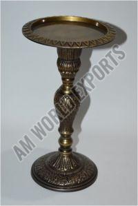 Ornate Pedestal Candle Plate