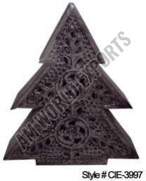 Rustic Dark Metal Christmas Tree