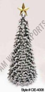 Silver Pleated Christmas Tree