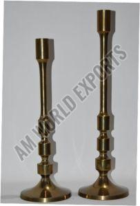 Sleek Cylindrical Taper Candle Holder Set