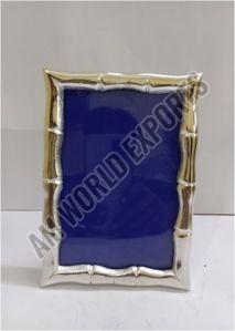 Two Tone Metal Bamboo Style Photo Frame