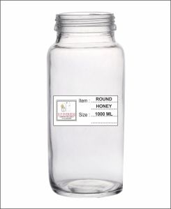 1000 Ml Round Honey Bottle