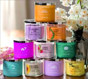 Printed Glass Candle Jar