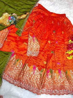 pure tissue silk zari weaving meena work saree