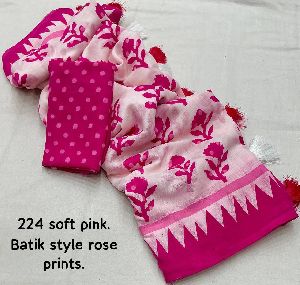 Party Wear Soft Linen Soft Linen Sarees
