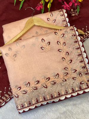 Best Quality Khadi Organza Silk With Weaving Sarees