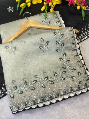 Best Quality Khadi Organza Silk With Weaving Sarees