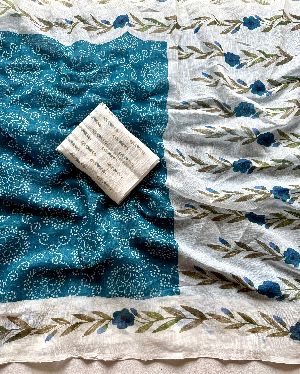 Ladies Digital Printed Bandhani Saree