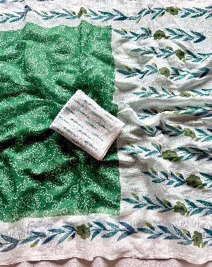 Ladies Digital Printed Bandhani Saree