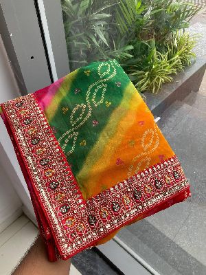 Party Wear Soft Georgette Fabric Saree,