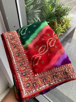 Party Wear Soft Georgette Fabric Saree,