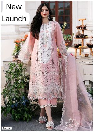 Pure Cotton Ladies Party Wear Suit