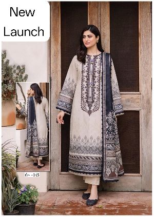 Pure Cotton Ladies Party Wear Suit