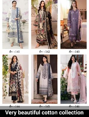 Pure Cotton Ladies Party Wear Suit