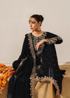 Ladies Designer Palazzo Embroidery Suits