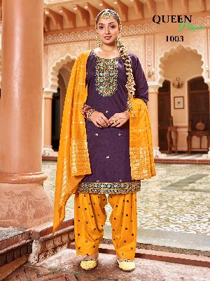 Pure Cotton Kurti Patiala Dupatta Set