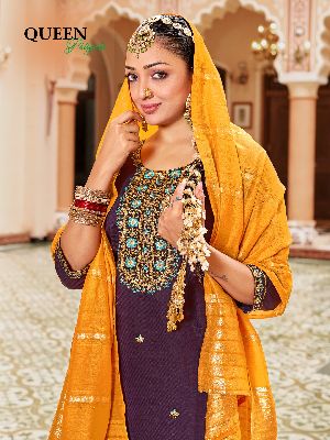 Pure Cotton Kurti Patiala Dupatta Set