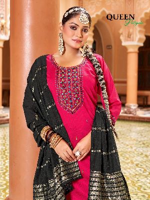 Pure Cotton Kurti Patiala Dupatta Set