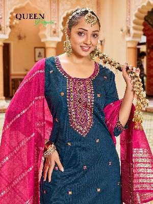 Pure Cotton Kurti Patiala Dupatta Set