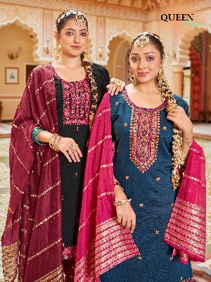Pure Cotton Kurti Patiala Dupatta Set