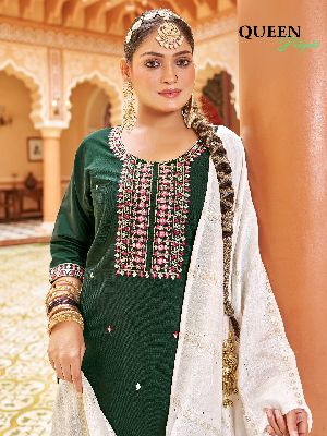 Pure Cotton Kurti Patiala Dupatta Set
