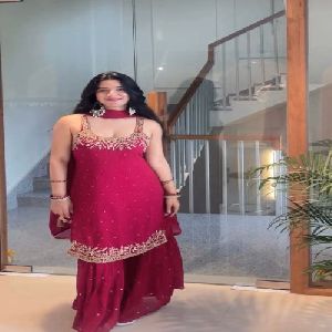 Party Wear Designer Sharara Suit