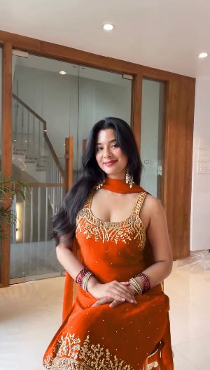 Party Wear Designer Sharara Suit