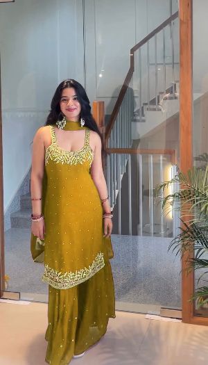 Party Wear Designer Sharara Suit