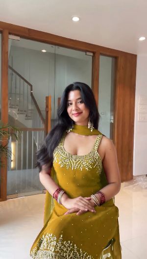Party Wear Designer Sharara Suit