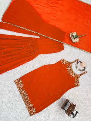 Party Wear Designer Sharara Suit