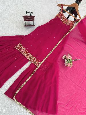 Party Wear Designer Sharara Suit