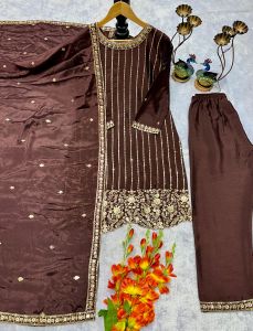 Party Wear Ladies Plazo