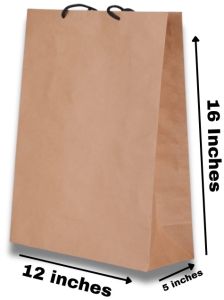 Premium 120 GSM Prime Virgin Kraft Paper Bags